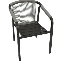 Stapelbare Gartensessel mit Polstern - Sempragos (4er Set)