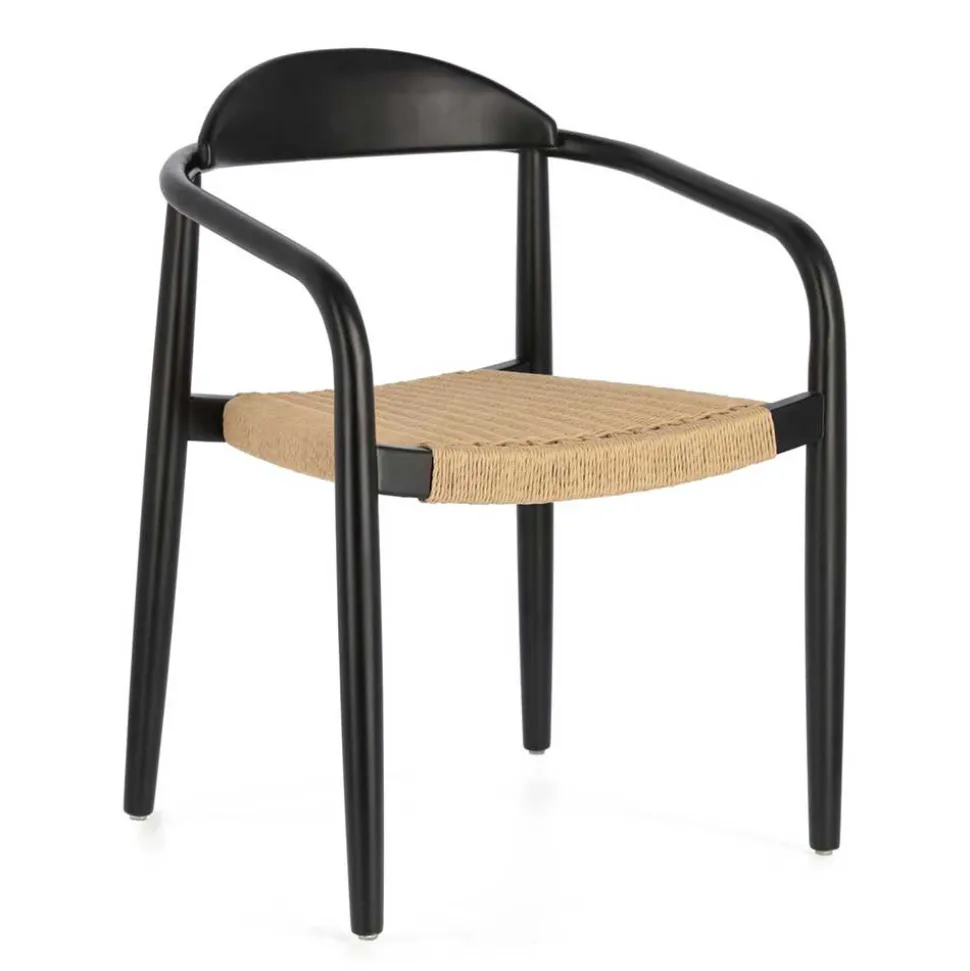 Stapelbarer Armlehnenstuhl im Skandi Design - Giulietta (4er Set)