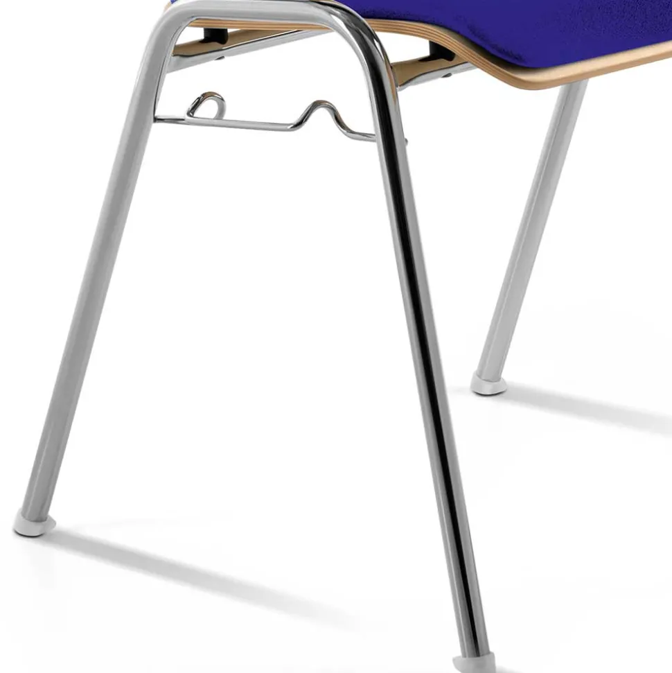 Stapelstuhl in Blau & Buche - Caritera