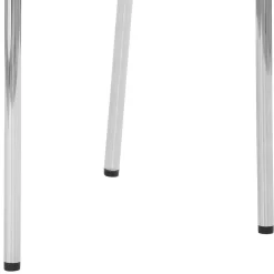 Stapelstuhl mit Armlehnen in Gelb Stoff - Eckomy