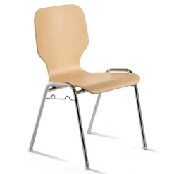 Stapelstuhl mit Schalensitz in Buche - Berit