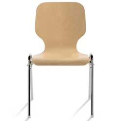 Stapelstuhl mit Schalensitz in Buche - Berit
