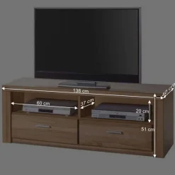 Stauraum Anbauwand aus Holz - Uhelia (vierteilig)