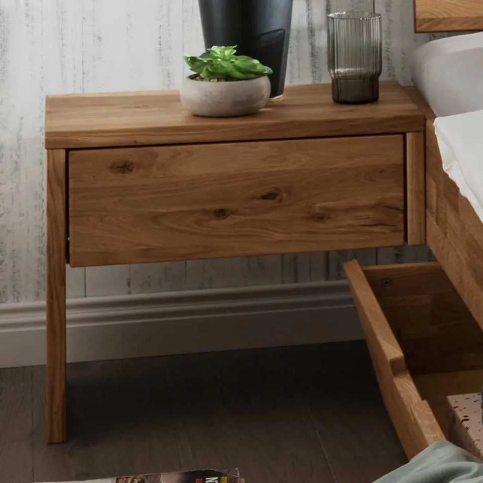 Stauraumbett & Nachtkonsolen - Esvilda I (dreiteilig)