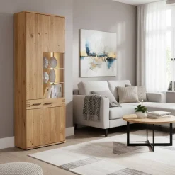 Stauraumvitrine Wohnzimmerschrank 2-türig - Crupean