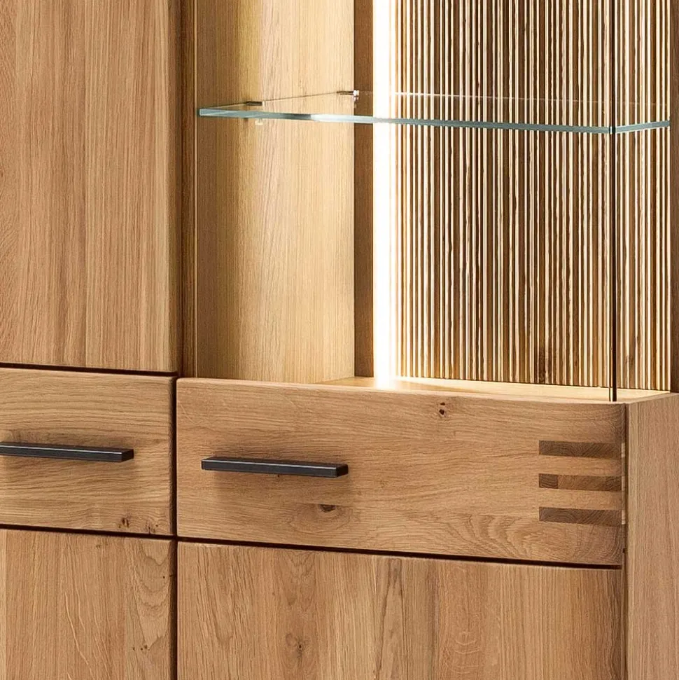 Stauraumvitrine Wohnzimmerschrank 2-türig - Crupean