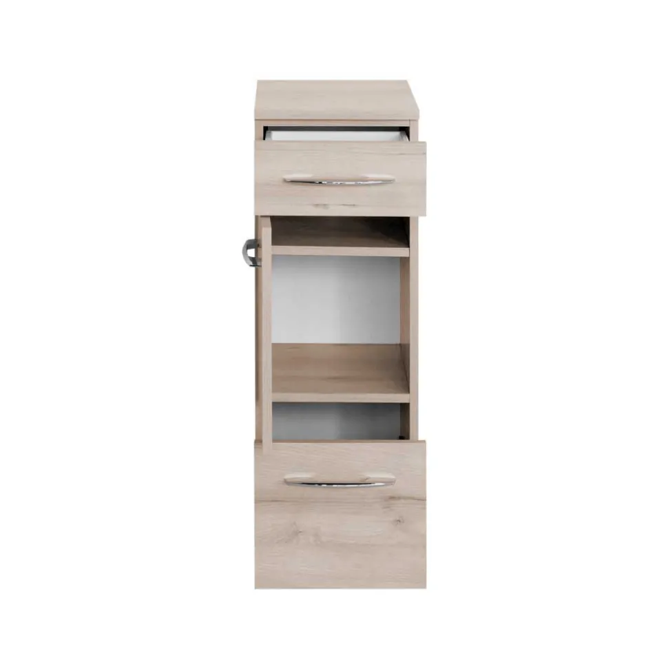 Stehende Badmöbel & Spiegelschrank - Mabeca (vierteilig)