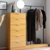 Stehende Garderobe mit sechs Schubladen - Jannick
