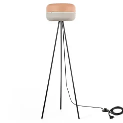 Stehlampe in Rosa & Grau Metall - Corretto