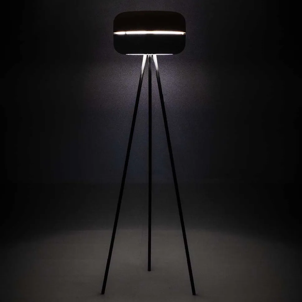 Stehlampe in Rosa & Grau Metall - Corretto