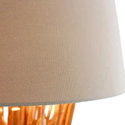 Stehlampe mit Fuß aus Treibholz Ästen - Duffy