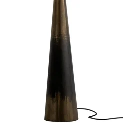 Stehleuchte in Schwarz & Messing - Moridado