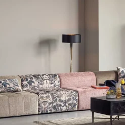 Stehleuchte in Schwarz & Messing - Moridado