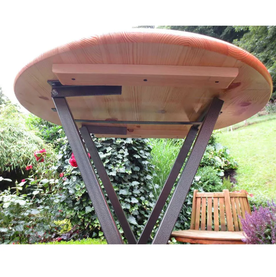 Stehtisch Jateine aus Kiefer Massivholz