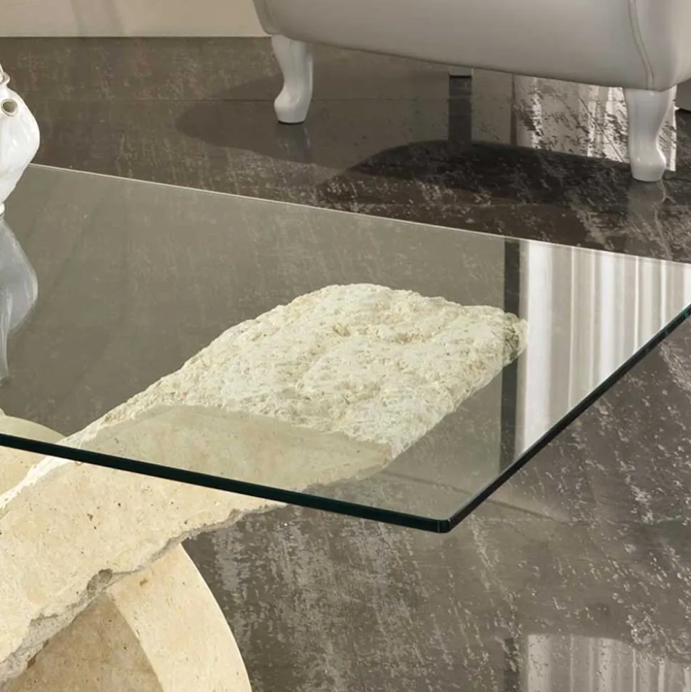 Stein Couchtisch Reading im mediterranen Design