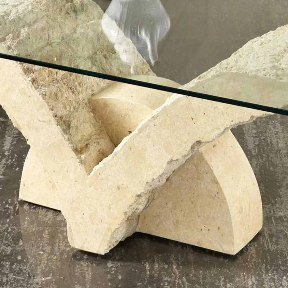 Stein Couchtisch Reading im mediterranen Design