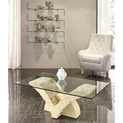 Stein Couchtisch Reading im mediterranen Design