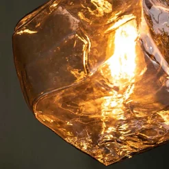 Steinoptik Hängelampe aus Glas - Annabell