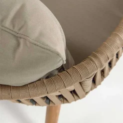 Stühle aus Kordelgeflecht & Holz - Movement (2er Set)