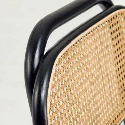 Stühle aus Ulme & Rattan & Stoff - Boxtan (2er Set)