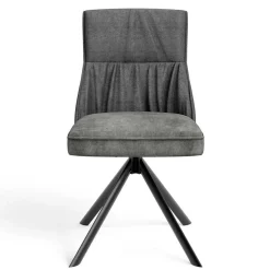 Stühle mit Federkern in Anthrazit - Markos (2er Set)