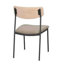 Stühle mit Polstersitz in Beige - Gora (2er Set)