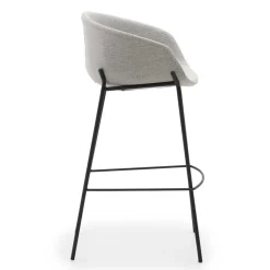 Stoff Barstuhl Set mit 75 cm Sitzhöhe - Garcia (2er Set)