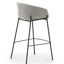 Stoff Barstuhl Set mit 75 cm Sitzhöhe - Garcia (2er Set)