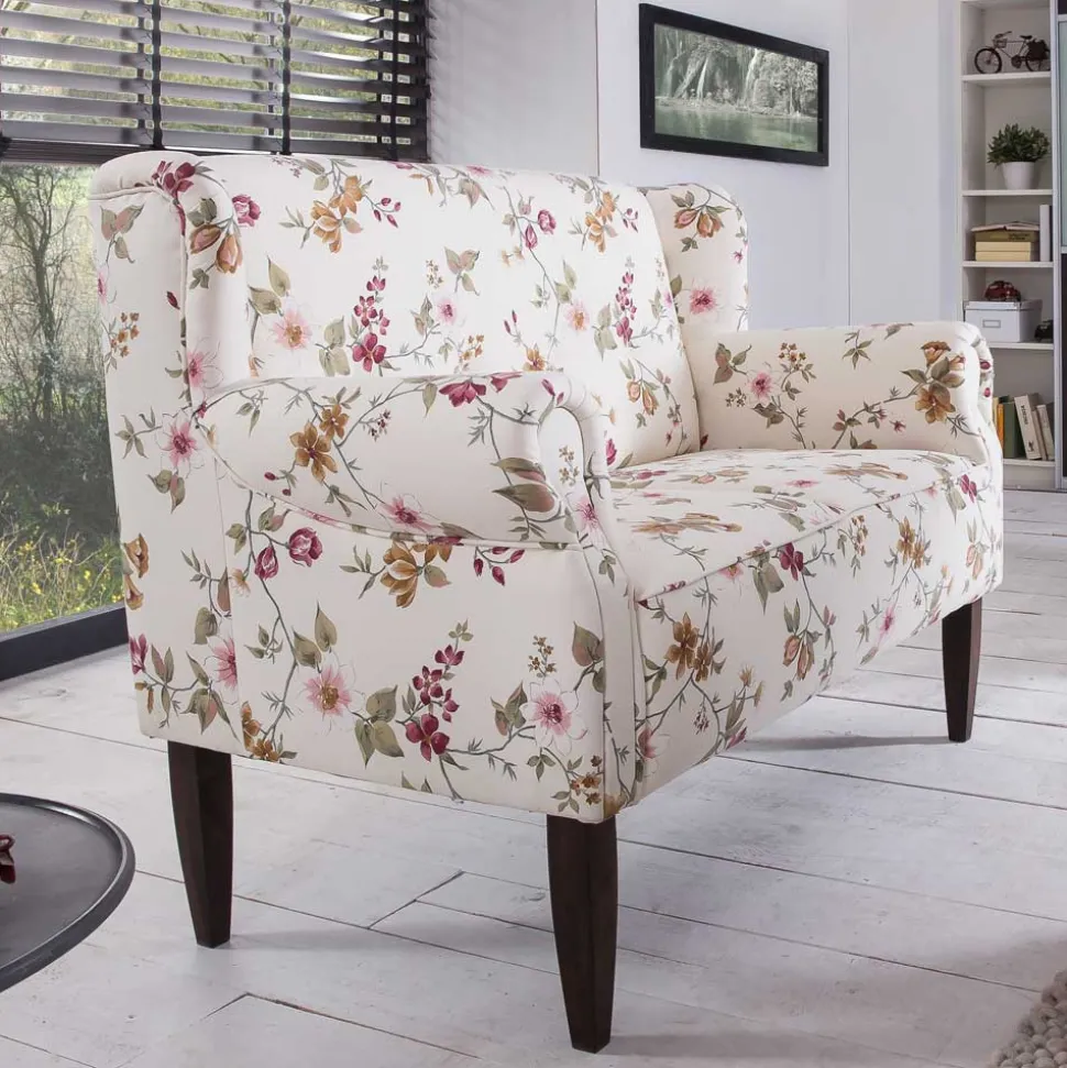 Stoff Sofa Sweet mit Blumenmuster