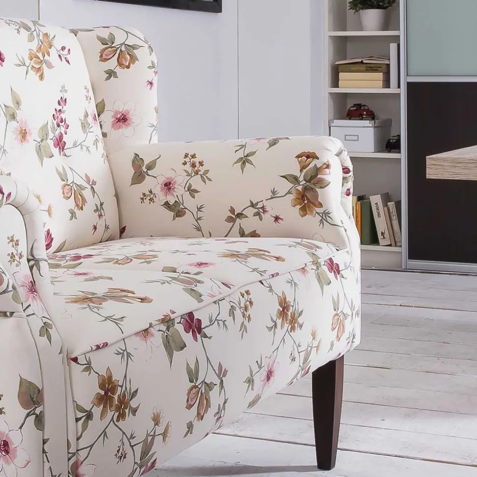 Stoff Sofa Sweet mit Blumenmuster