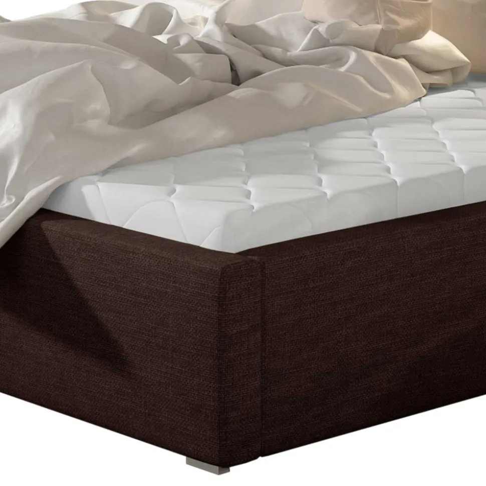 Stoffbett in Braun - Svilia