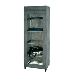 Stoffschrank Katro in Grau