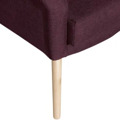 Stoffsessel in Bordeaux Rot - Holdin