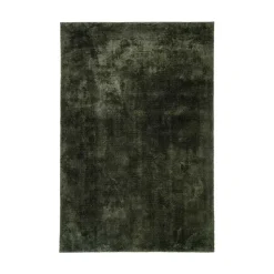 Strapazierfähiger Teppich in Dunkelgrün - Slavian