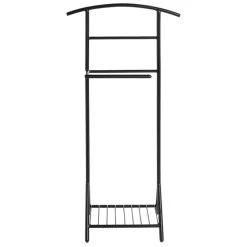 Stummer Diener mit Ablage in Schwarz - Spanola