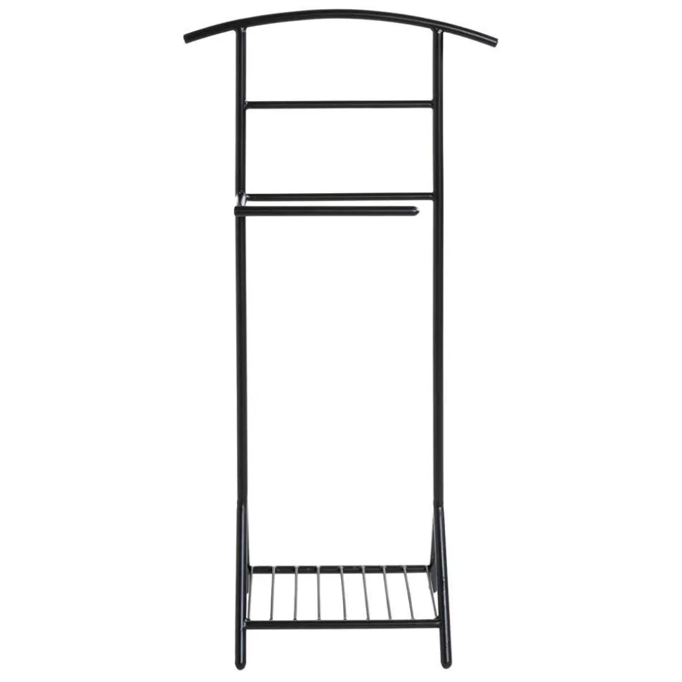 Stummer Diener mit Ablage in Schwarz - Spanola