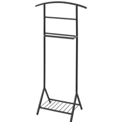 Stummer Diener mit Ablage in Schwarz - Spanola