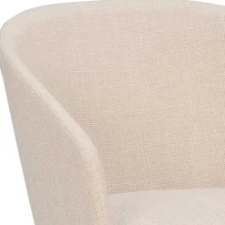 Stylischer Armlehnenstuhl in Beige - Cacamp (2er Set)