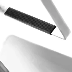 Stylischer Barstuhl in Schwarzgrau Kunstleder - Wroniko