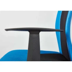 Stylischer Bürosessel in Blau & Schwarz - Klever