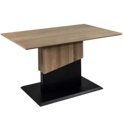 Säulen-Couchtisch auf Rollen höhenverstellbar - Belego