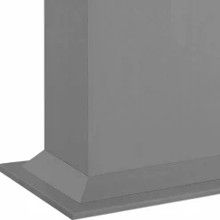 Säulen-Esstisch in Kieferfarben und Grau - Bernau