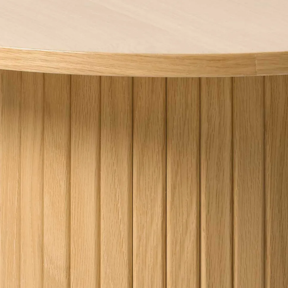 Säulentisch Beistelltisch in rundem Design - Teorina