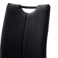 Swingstühle in dunklem Grau - Lacrunia (4er Set)