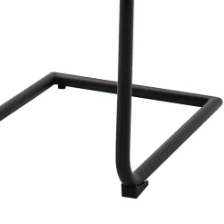 Swingstühle in dunklem Grau - Lacrunia (4er Set)