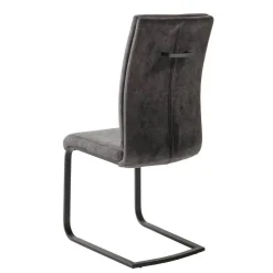 Swingstuhl Quartett in Anthrazit - Amando (4er Set)