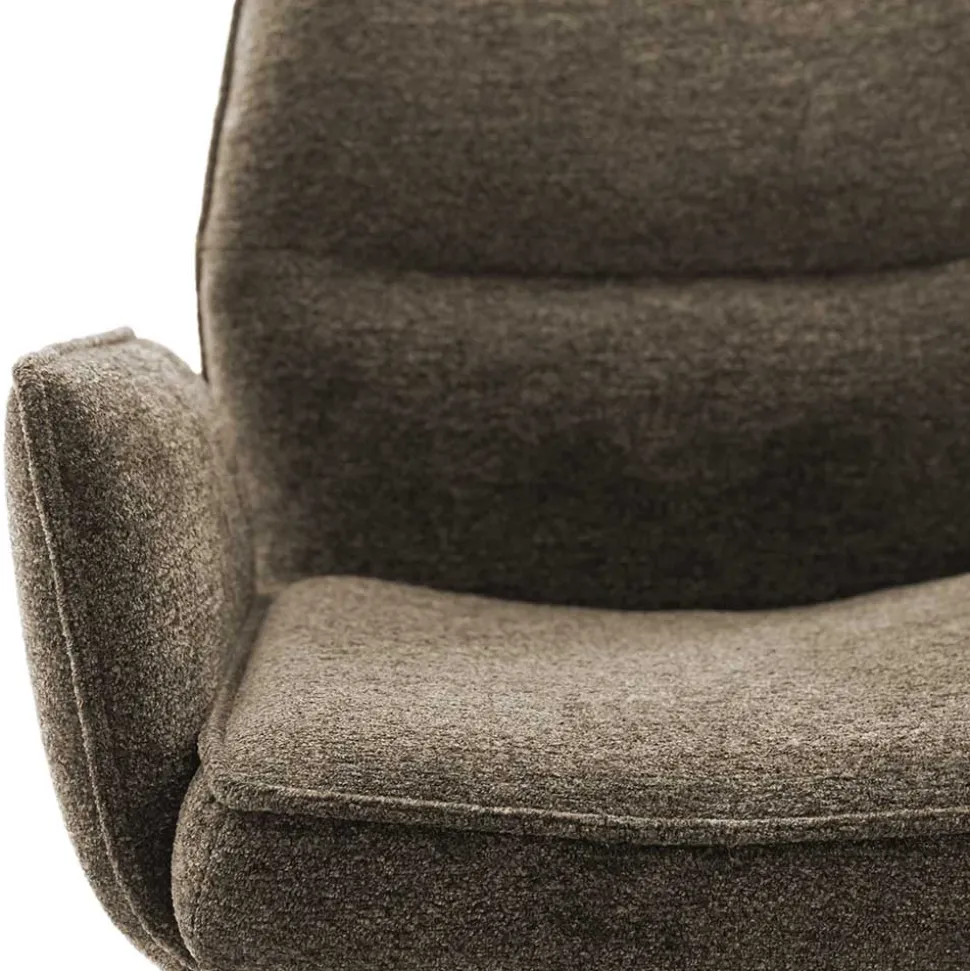 Taschenfederkern-Barstühle mit Armlehnen - Swanda (2er Set)