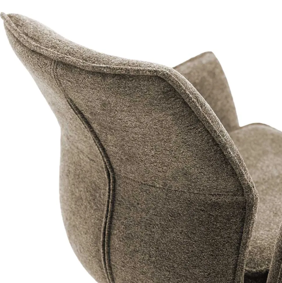 Taschenfederkern-Barstühle mit Armlehnen - Swanda (2er Set)