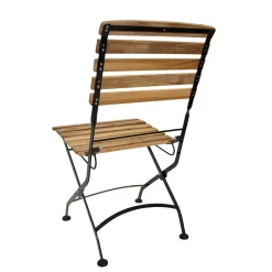 Teak Biergartenstühle klappbar - Middle (2er Set)