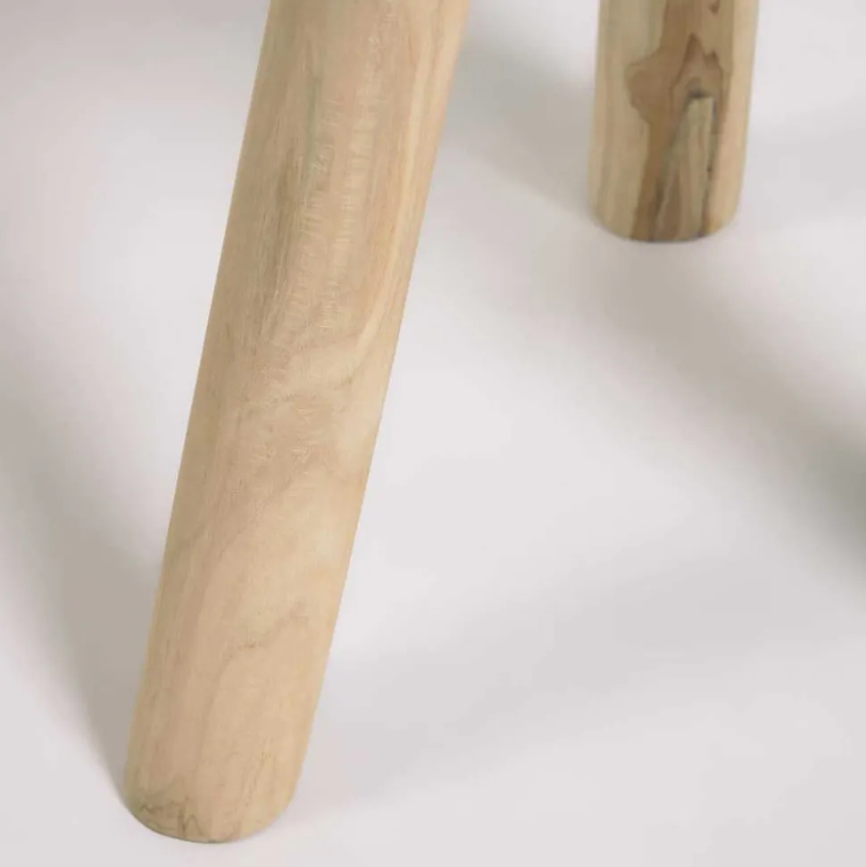 Teak Couchtisch mit Drei-Bein-Gestell - Marcel